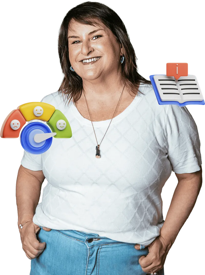 Fernanda Godoy sorrindo, especialista em Design de Aprendizagem e criadora do Learning Lab